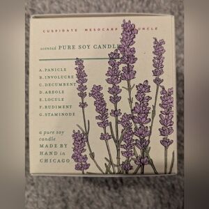 Kobo lavender Pure Soy Candle - Lavender Design